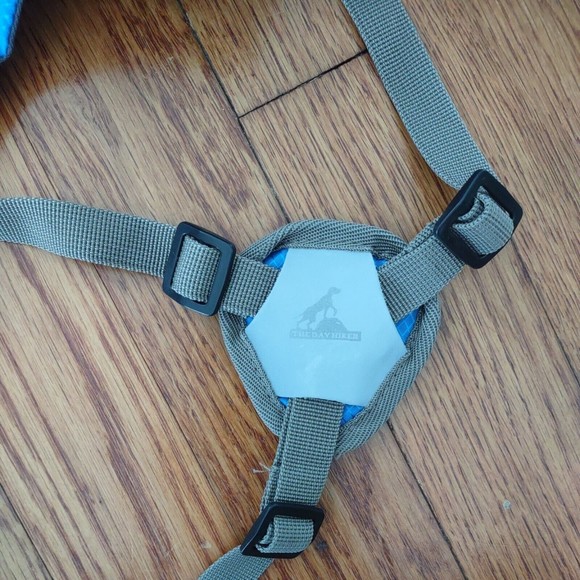 The Day Hiker Dog Backpack Teal Medium-Large Dog Pockets Hiking Rugged - Picture 3 of 8